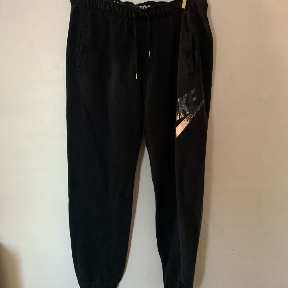 Sz Lg Black NIKE Sweatpants